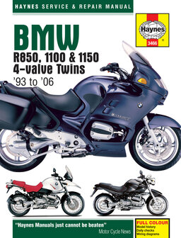 BMW R850, 1100 &amp; 1150 [1993-2006] Haynes boek
