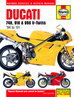 Ducati 748, 916 &amp; 996 [1994-2001] Haynes boek