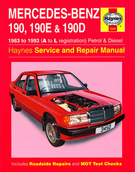 Mercedes 190 [1983-1993] Haynes boek