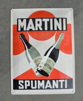 blikken Martini Spumanti bord 