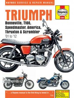 Triumph Bonneville [2001-2015] Haynes boek