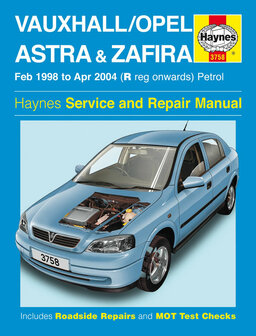 Opel Zafira [1998-2004] benzine Haynes boek