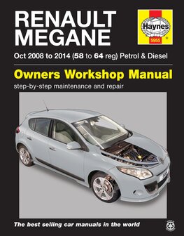Renault Megane [2008-2014] Haynes boek
