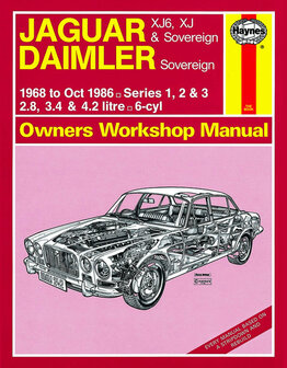 Jaguar XJ6, XJ &amp; Sovereign; Daimler Sovereign [1968-1986] Haynes boek