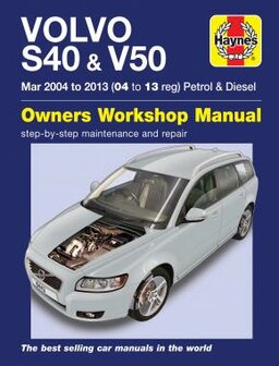 Volvo S40 &amp; V50 [2004-2013] Haynes boek
