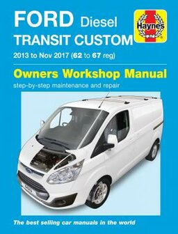 Ford Transit Custom [2013-2017] Haynes boek