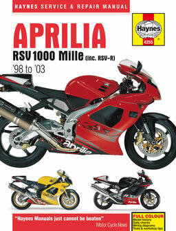 Aprilia RSV1000 Mille [1998-2003] Haynes boek