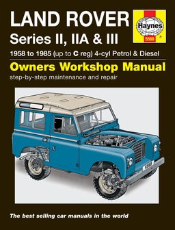 Land Rover Series II, IIA &amp; III [1958-1985] Haynes boek