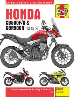 Honda CB500F/X &amp; CBR500R [2013-2020] Haynes boek