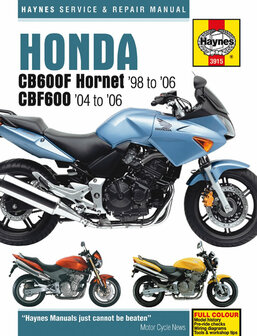 Honda CB600F Hornet &amp; CBF600 [1998-2006] Haynes boek