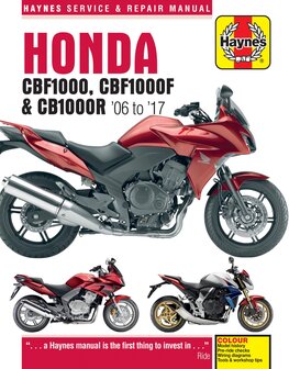 Honda CBF1000 [06-10] CBF1000F [11-17] CB1000R [08-17] Haynes boek