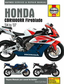 Honda CBR1000RR Fireblade [2004-2007] Haynes boek