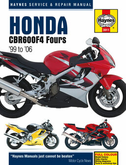 Honda CBR600 F4 [1999-2006] Haynes boek