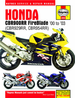 Honda CBR900RR FireBlade [2000-2003] Haynes boek