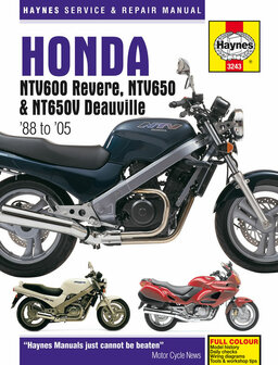 Honda NTV600 NTV650 &amp; NT650V Deauville [1988-2005] Haynes boek