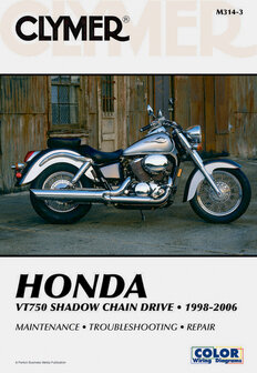Honda Shadow VT750 [1998-2006] Clymer boek