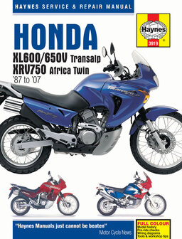 Honda XL600/650V Transalp &amp; XRV750 Africa Twin [1987-2007] Haynes boek