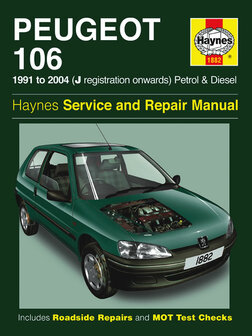 Peugeot 106 [1991-2004] Haynes boek