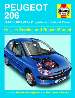 Peugeot 206 [1998-2001] Haynes boek
