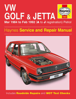 VW Golf [1984-1992] Haynes boek