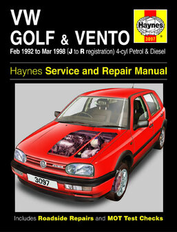VW Golf [1992-1998] Haynes boek