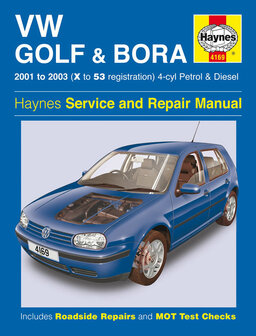 VW Golf [2001-2003] Haynes boek
