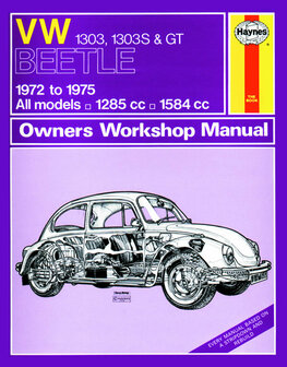 VW Kever 1303 1303S &amp; GT [1972-1975] Haynes boek