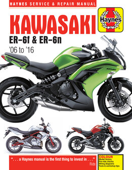Kawasaki ER-6f &amp; ER-6n [2006-2016] Haynes boek