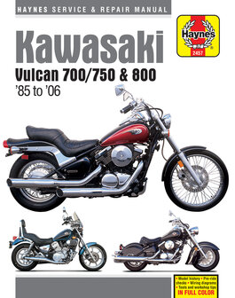 Kawasaki Vulcan 700 750 800 [1985-2006] Haynes boek