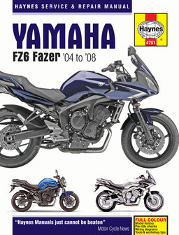 Yamaha Fazer FZ6 [2004-2008] Haynes boek