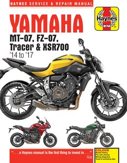 Yamaha MT-07 Tracer XSR700 [2014-2017] Haynes boek