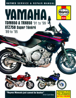 Yamaha TDM850 TRX850 &amp; XTZ750 [1989-1999] Haynes boek