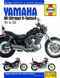 Yamaha XV Virago [1981-2003] Haynes boek