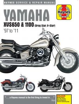 Yamaha XVS650 &amp; 1100 Drag Star/V-Star [1997-2011] Haynes boek