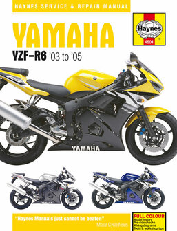 Yamaha YZF R6 [2003-2005] Haynes boek
