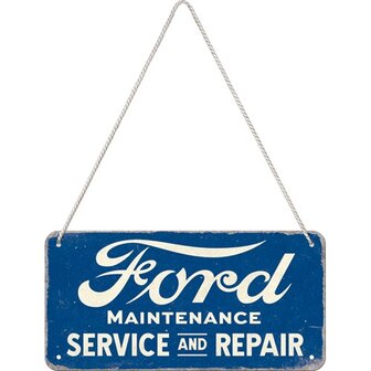 blikken Ford service &amp; repair bord 10x20cm