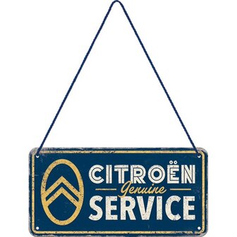blikken Citroen service bord 10x20cm
