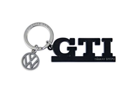 Volkswagen GTI Sleutelhanger Since 1976 zwart