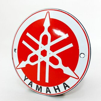 emaille Yamaha bord rond