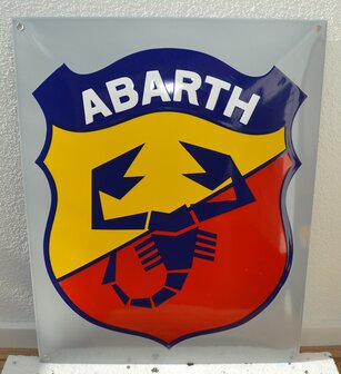 emaille Abarth bord XL