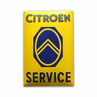 emaille Citroen service bord XL
