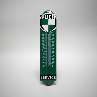 emaille Puch service thermometer
