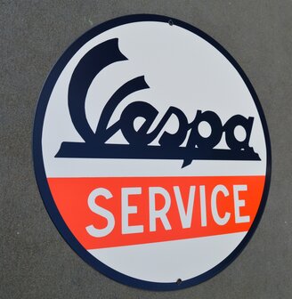 metalen Vespa service bord
