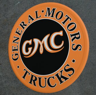 blikken GMC trucks bord