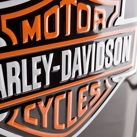 blikken Harley-Davidson parking only bord