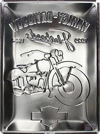 blikken Harley Davidson flathead bord 