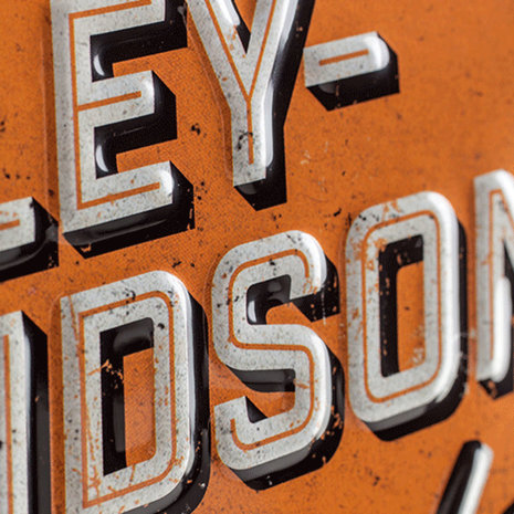 blikken Harley-Davidson origional ride bord 
