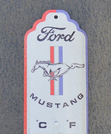 blikken Ford Mustang thermometer