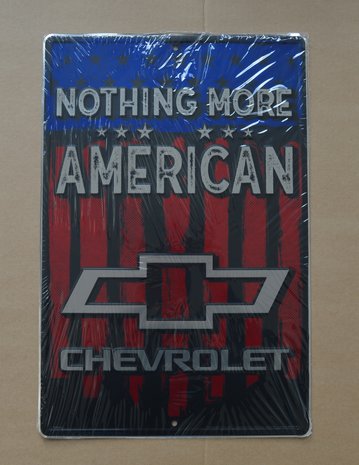 blikken Chevrolet nothing more American bord