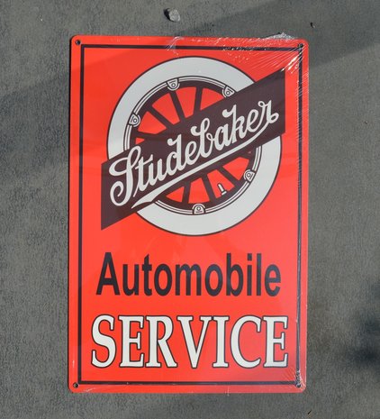 metalen Studebaker Automobile Service bord